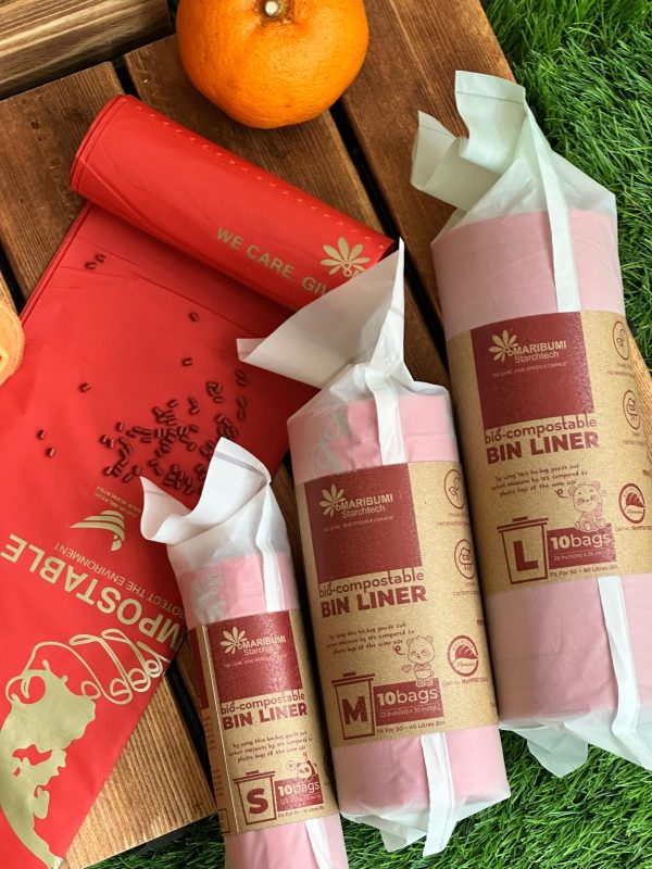 BIO COMPOSTABLE BIN LINER FESTIVE (SIZE S) - Image 4