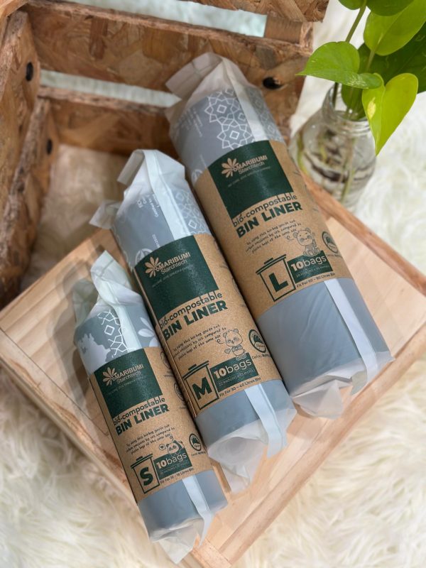 Bio Compostable Raya Bin Liner Festive (Size S) - Image 6