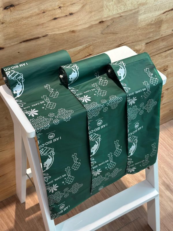 Bio Compostable Raya Bin Liner Festive (Size S) - Image 3