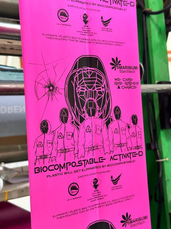 Bio Compostable Squid Game Pink Guard - Image 3