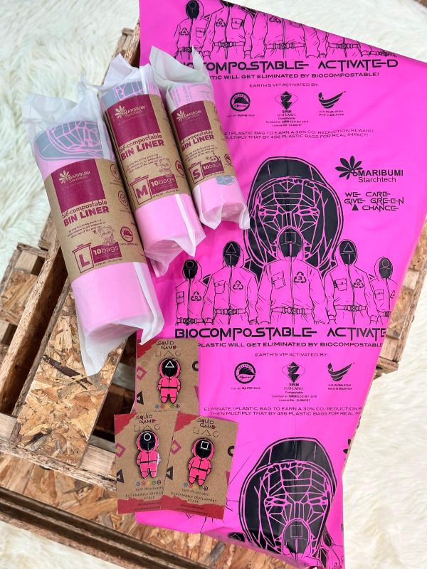 Bio Compostable Squid Game Pink Guard