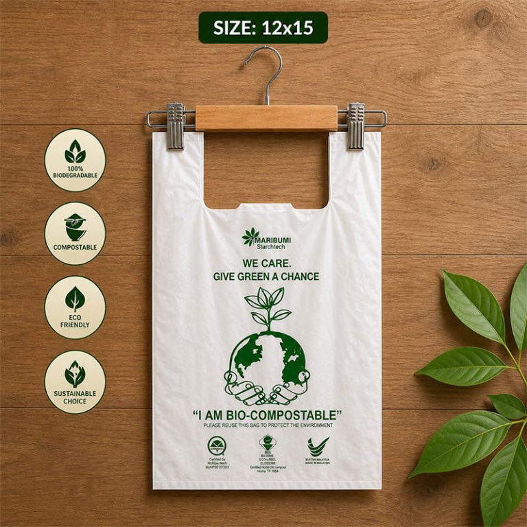 Compostable Singlet Bag S - 12 x 15